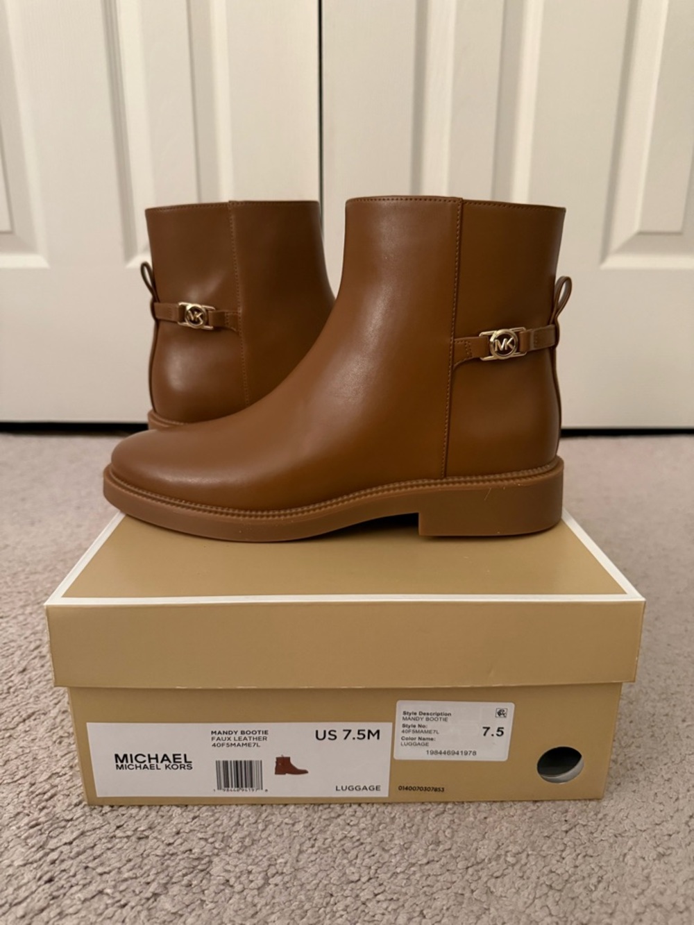 Michael Kors Women’s Mandy Block Heel Booties